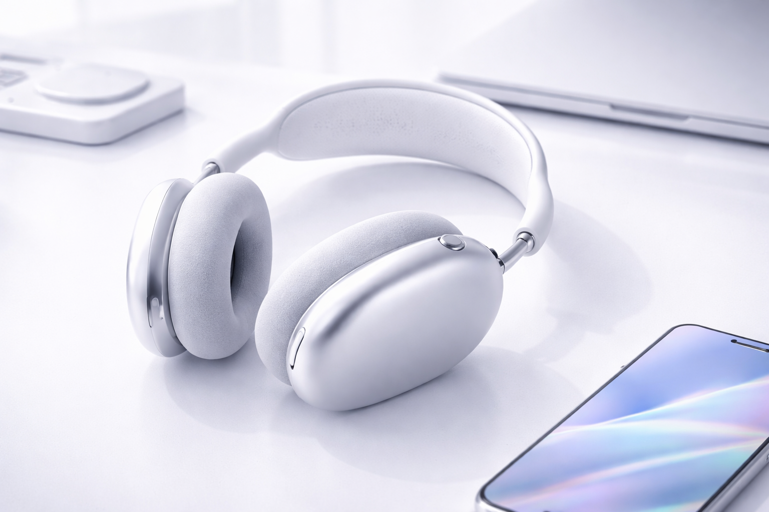 Creative director reviewing spatial interface prototypes